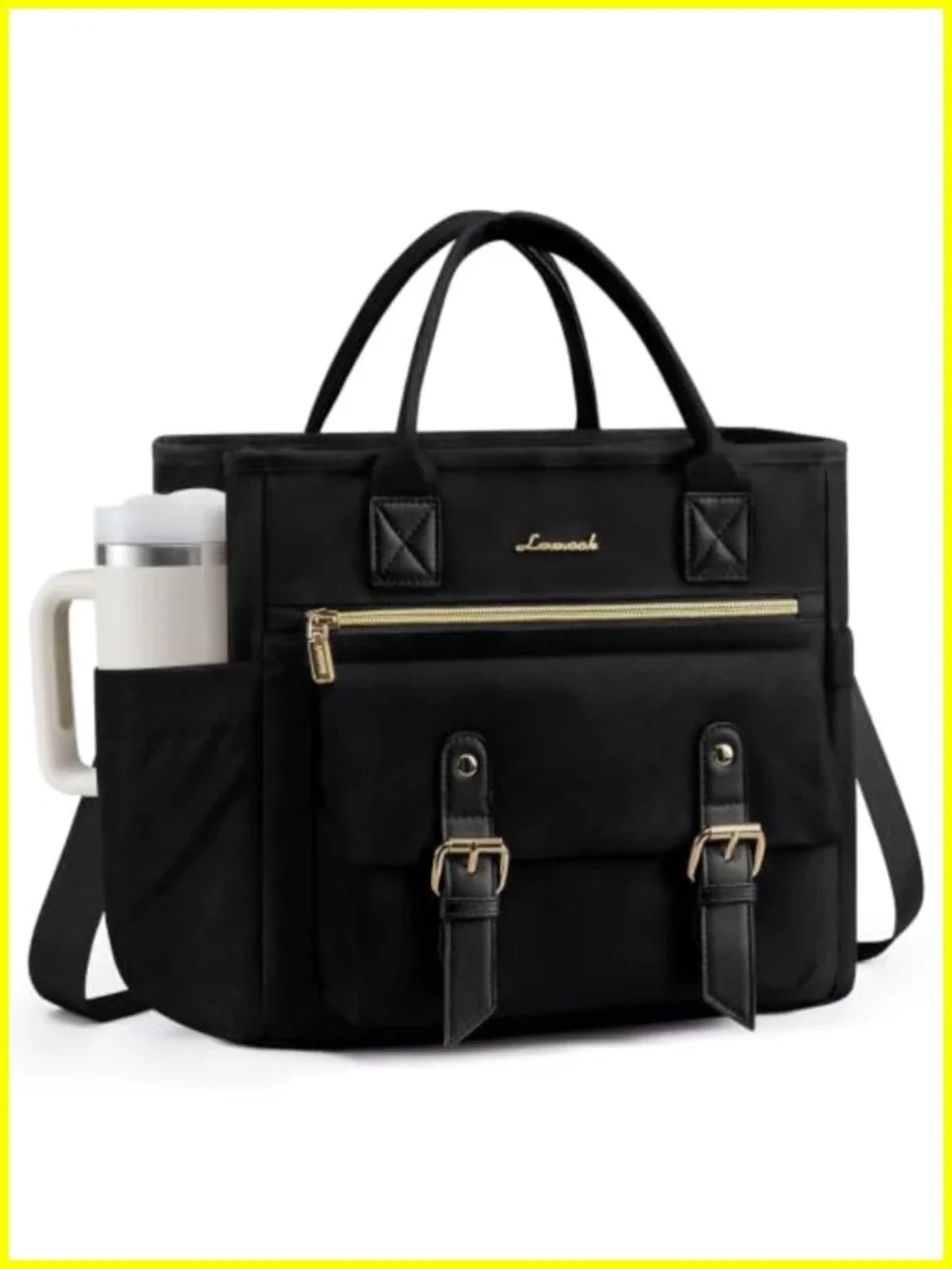 Insulated Lunch Bag with PEVA Lining, Leakproof, Large Capacity for Work &